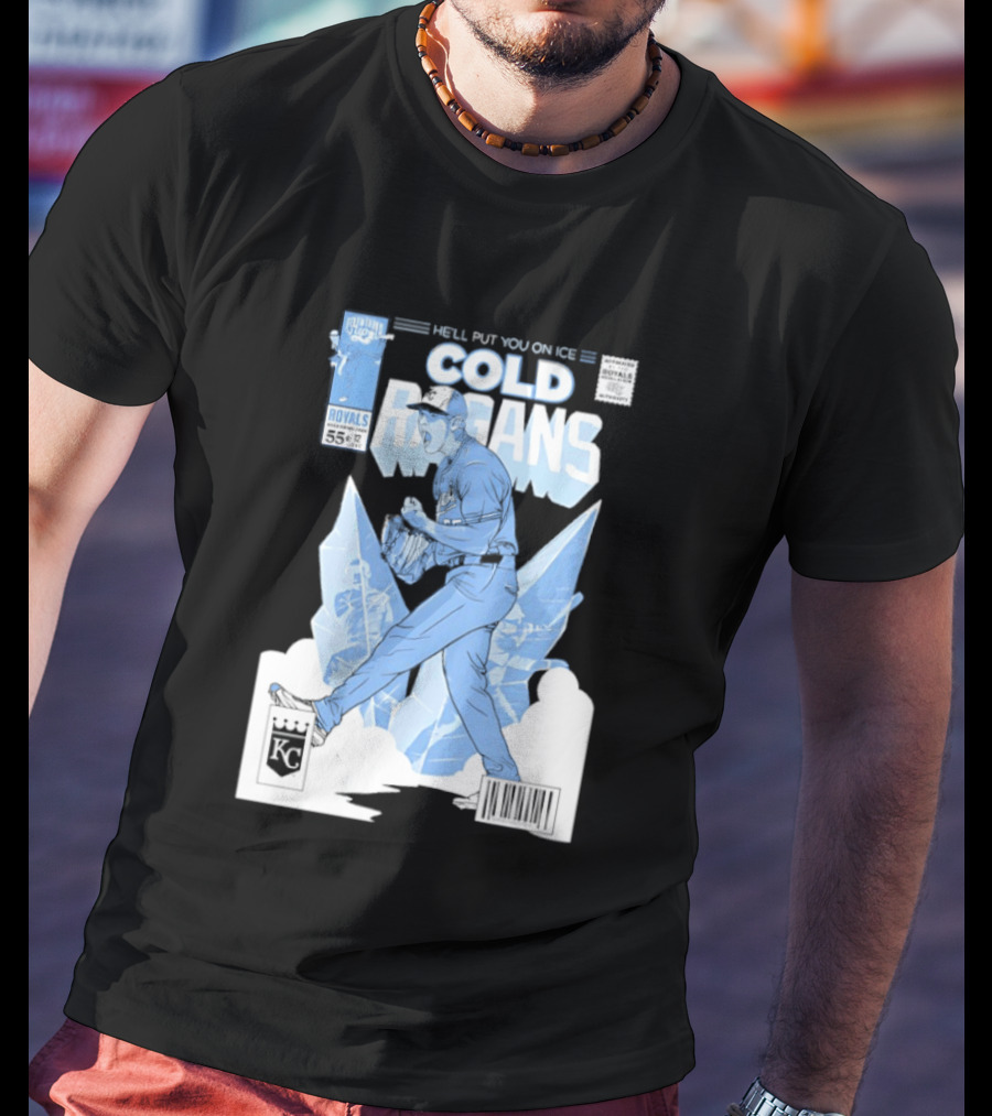 Kansas City Royals Cold Cole Ragans He'll Put You On Ice T-Shirt