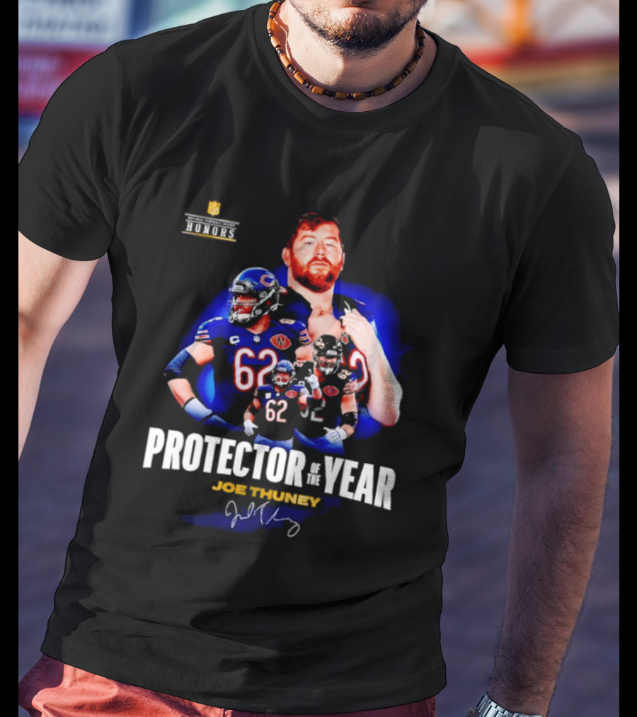 Chicago Bears Joe Thuney Protector Of The Year Honor 2025 T-Shirt