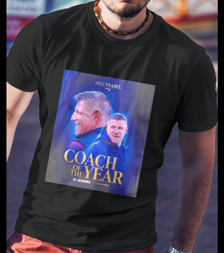Mike Vrabel Coach Of The Year NFL Honors Patriots 2025 T-Shirt