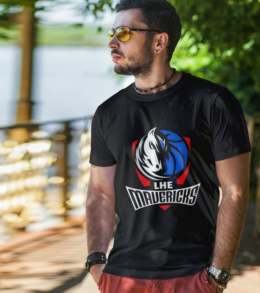 LHE Mavericks Dallas Mavericks Basketball Team T-Shirt