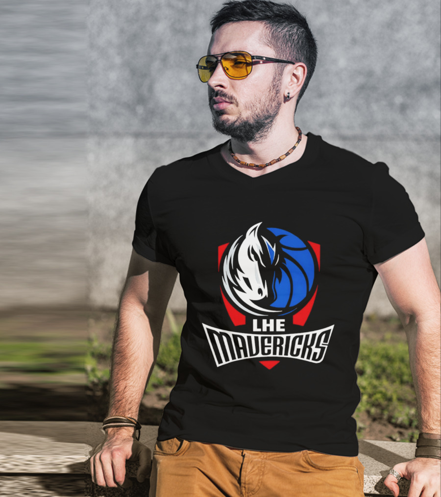 LHE Mavericks Dallas Mavericks Basketball Team T-Shirt