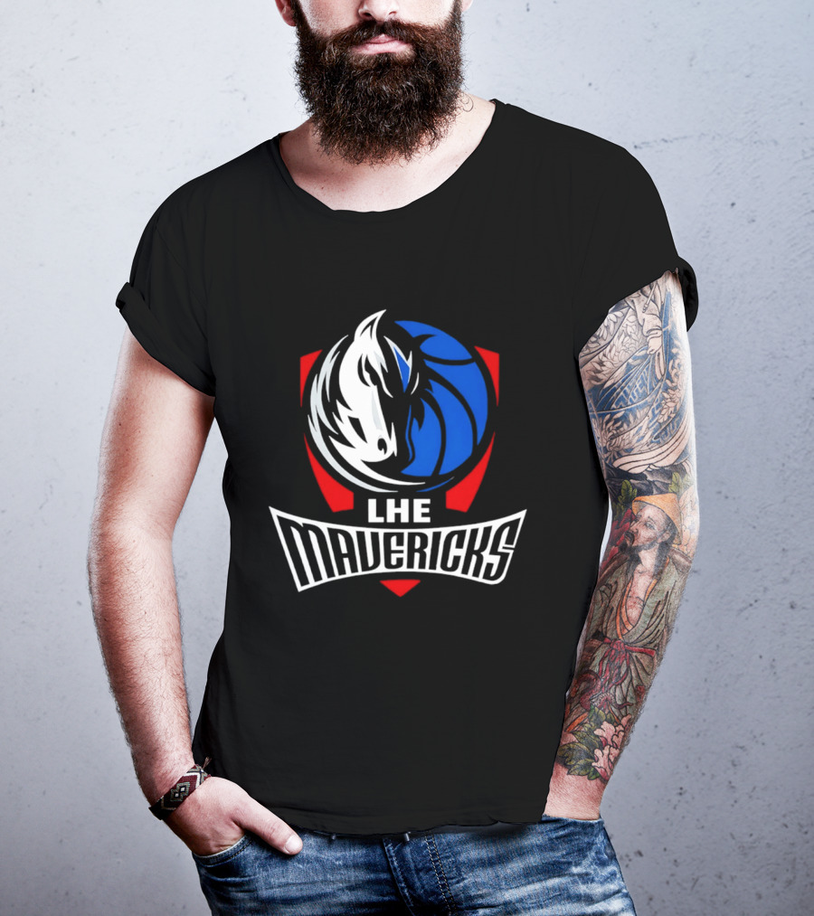 LHE Mavericks Dallas Mavericks Basketball Team T-Shirt