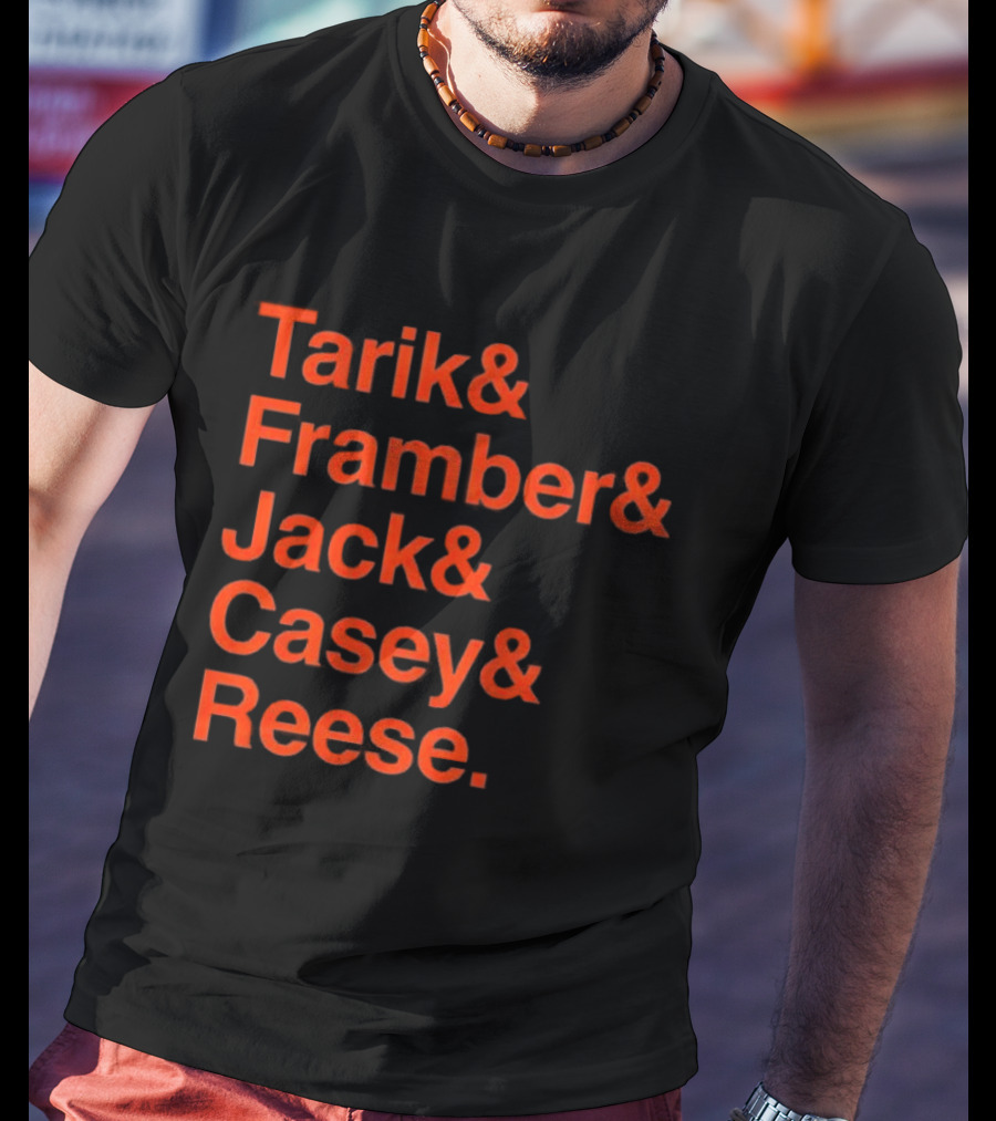 Detroit Tigers Tarik Framber Jack Casey Reese Player Names T-Shirt