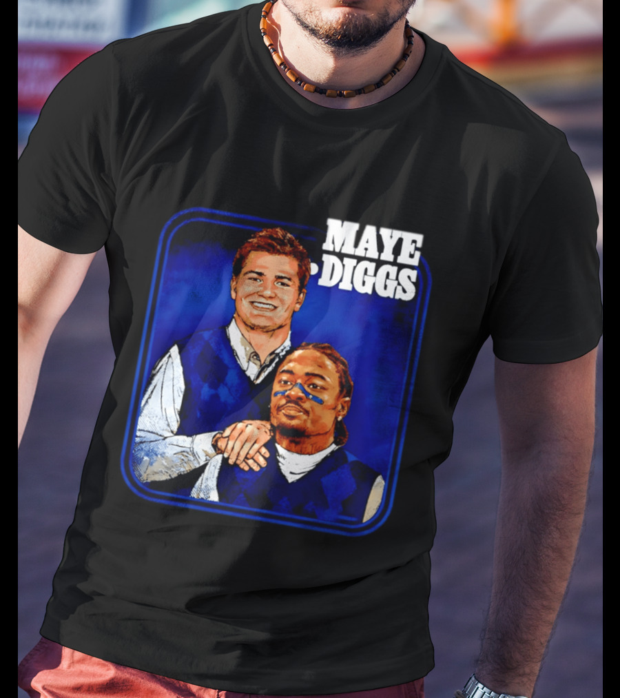 Drake Maye Stefon Diggs Step Brothers Comedy T-Shirt