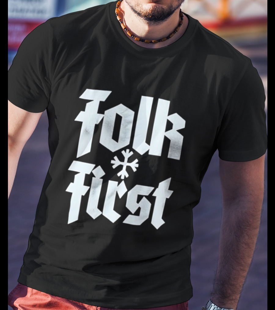 Folk First Snowflake T-Shirt