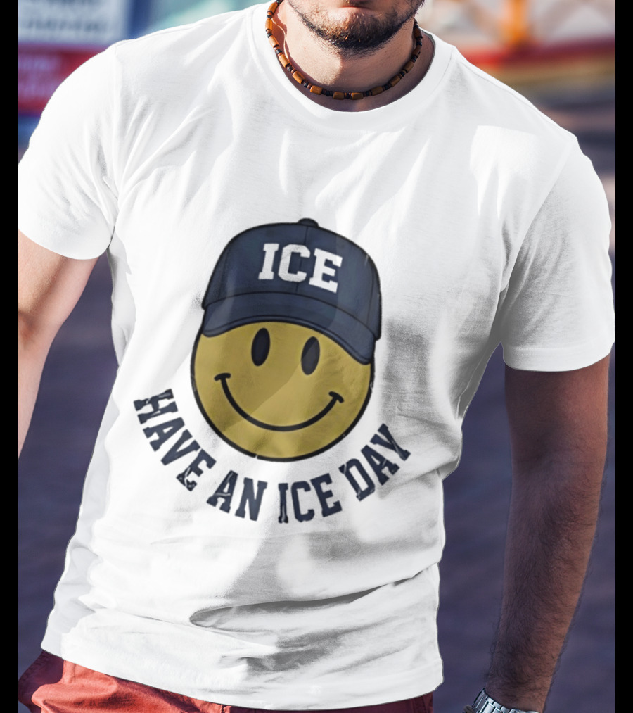 Have An Ice Day ICE Smiley Face Youth T-Shirt