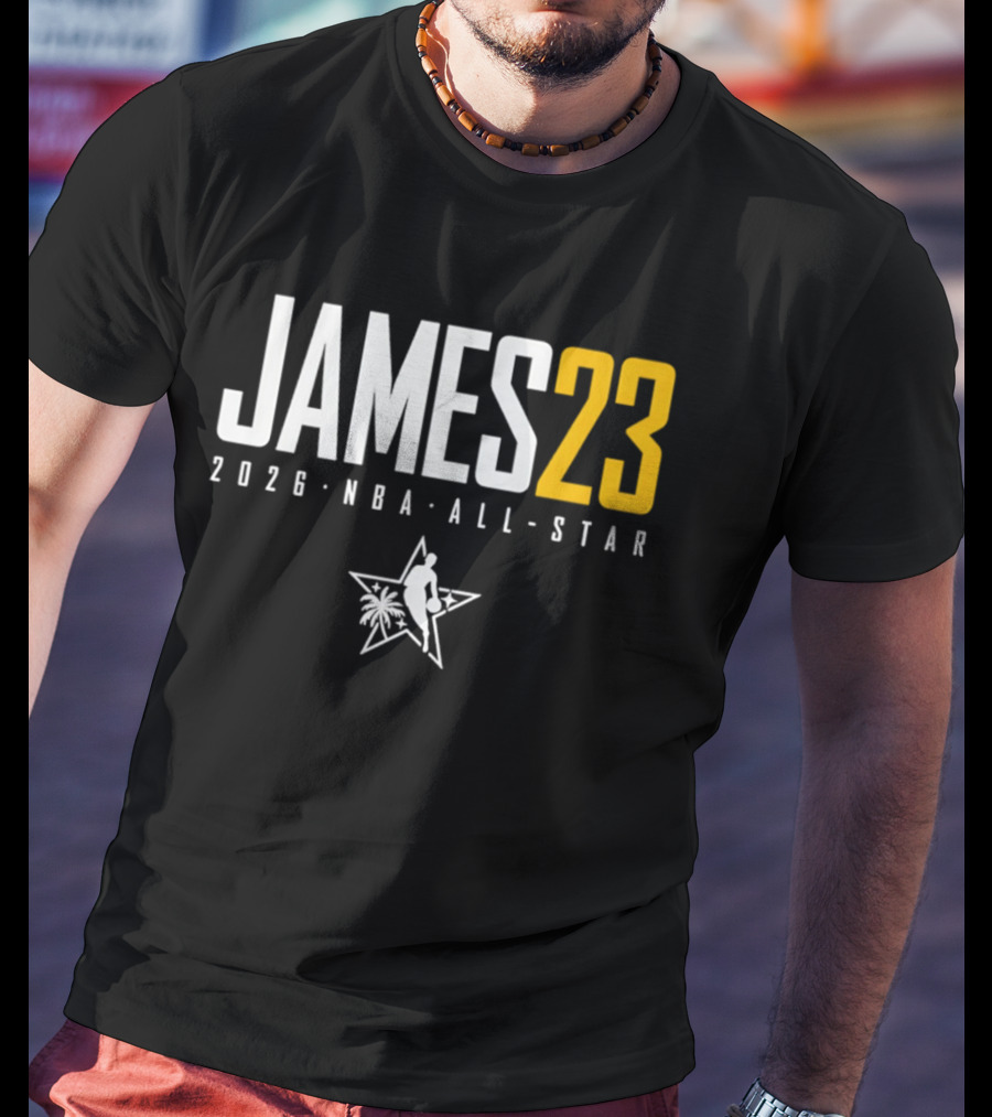LeBron James 23 2026 NBA All Star T-Shirt