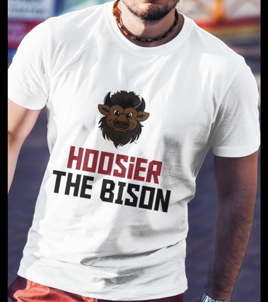 Hoosier The Bison Indiana Squared Off T-Shirt