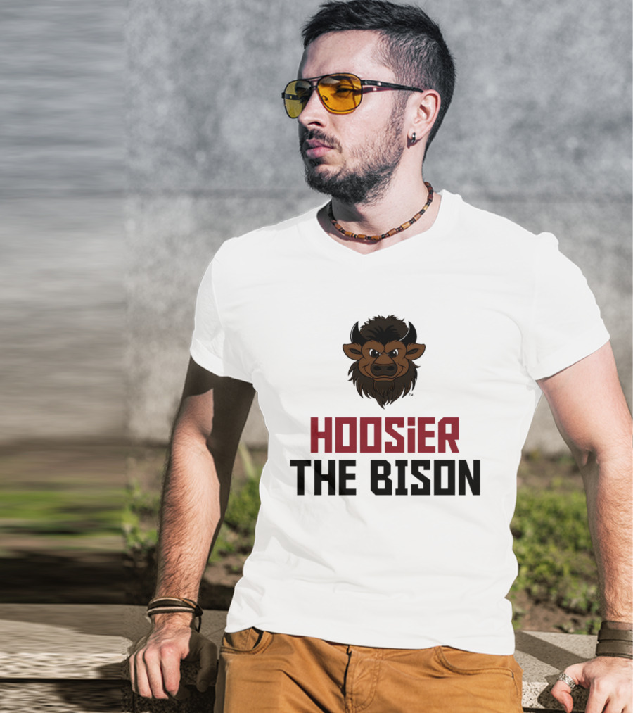 Hoosier The Bison Indiana Squared Off T-Shirt