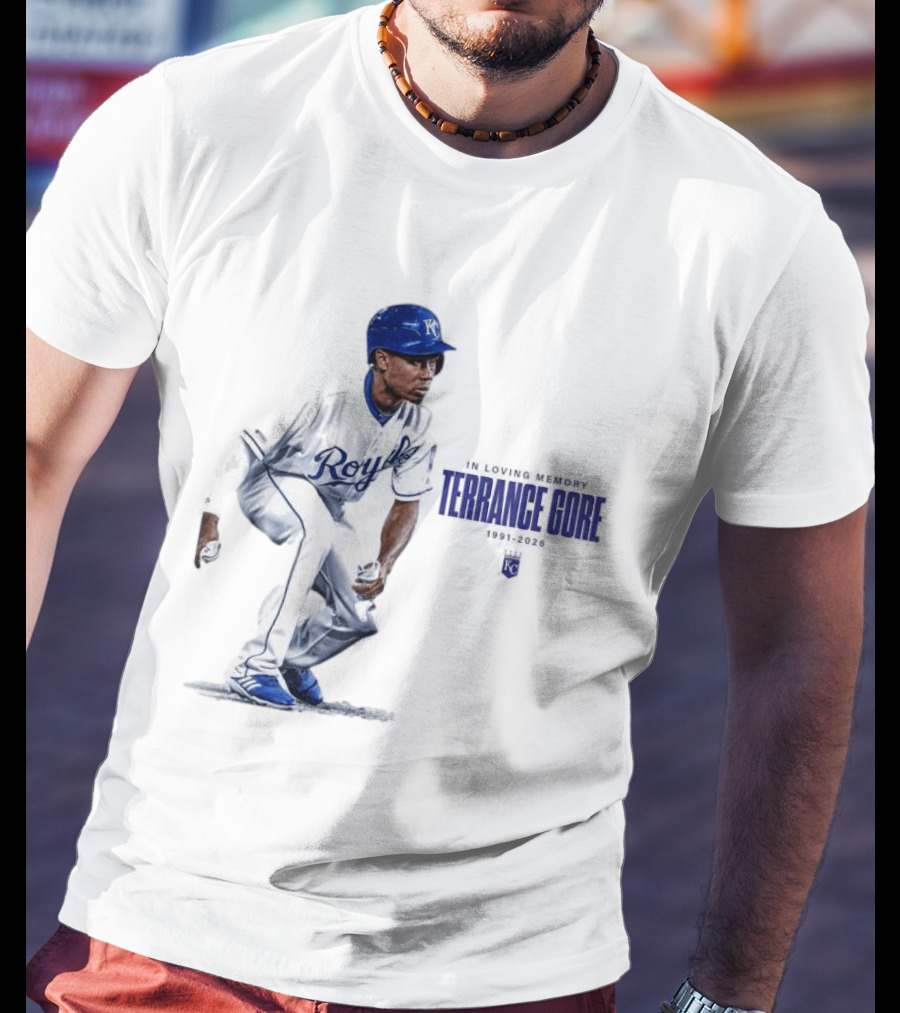 Kansas City Royals Terrance Gore 1991 2026 RIP In Loving Memory T-Shirt