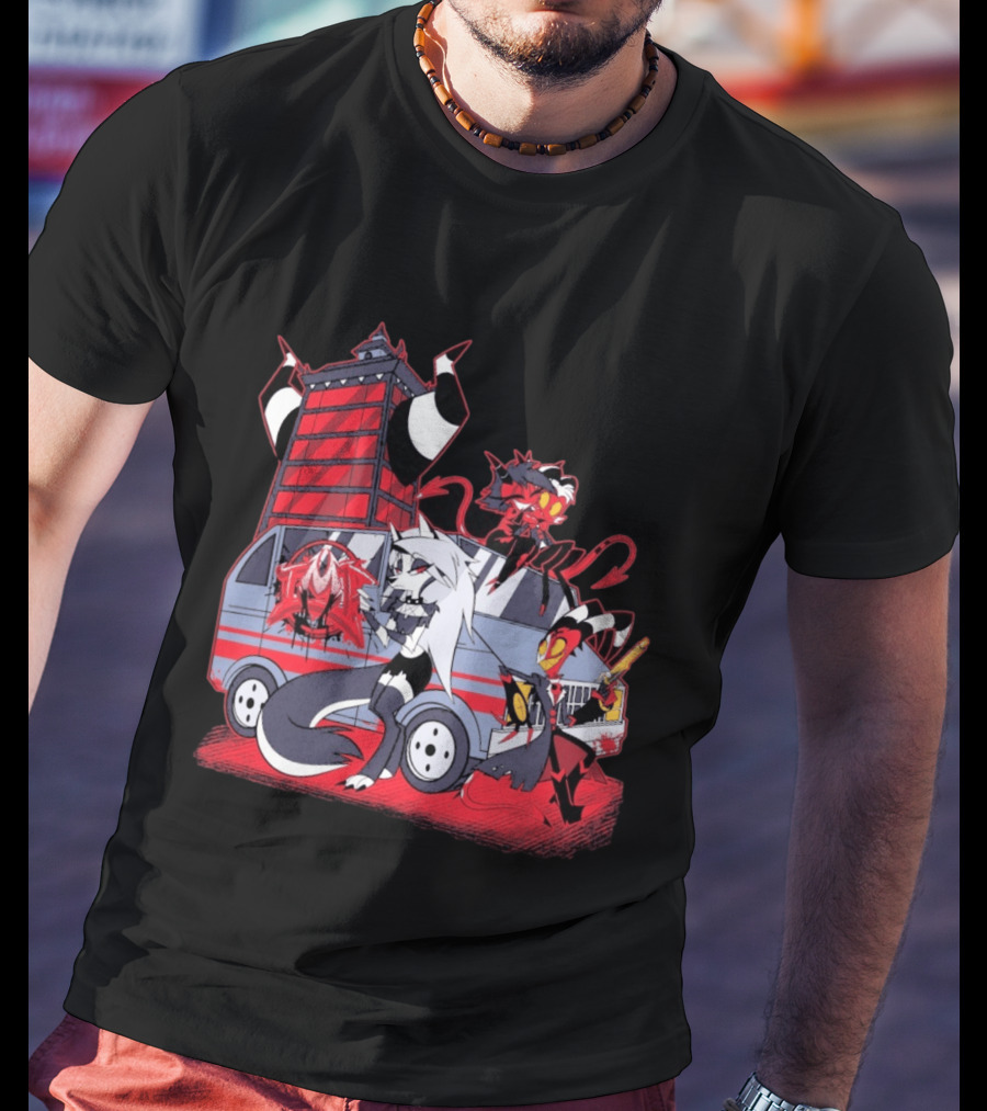 SpindleHorse IMP Van Characters Cartoon T-Shirt