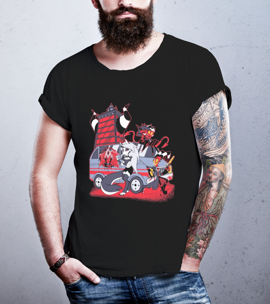 SpindleHorse IMP Van Characters Cartoon T-Shirt