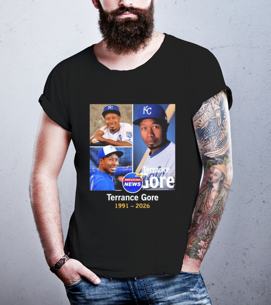 Terrance Gore Kansas City KC Breaking News 1991 2026 T-Shirt