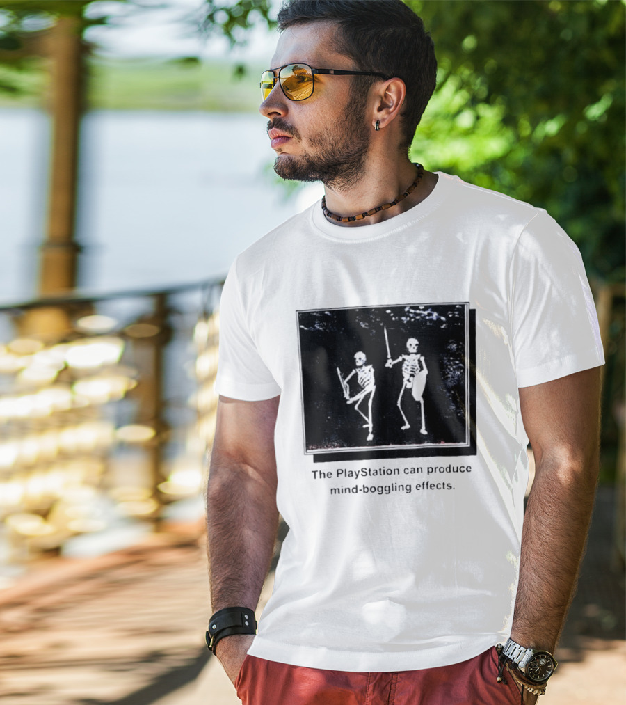 The PlayStation Can Produce Mind Boggling Effects Skeleton Warriors T-Shirt