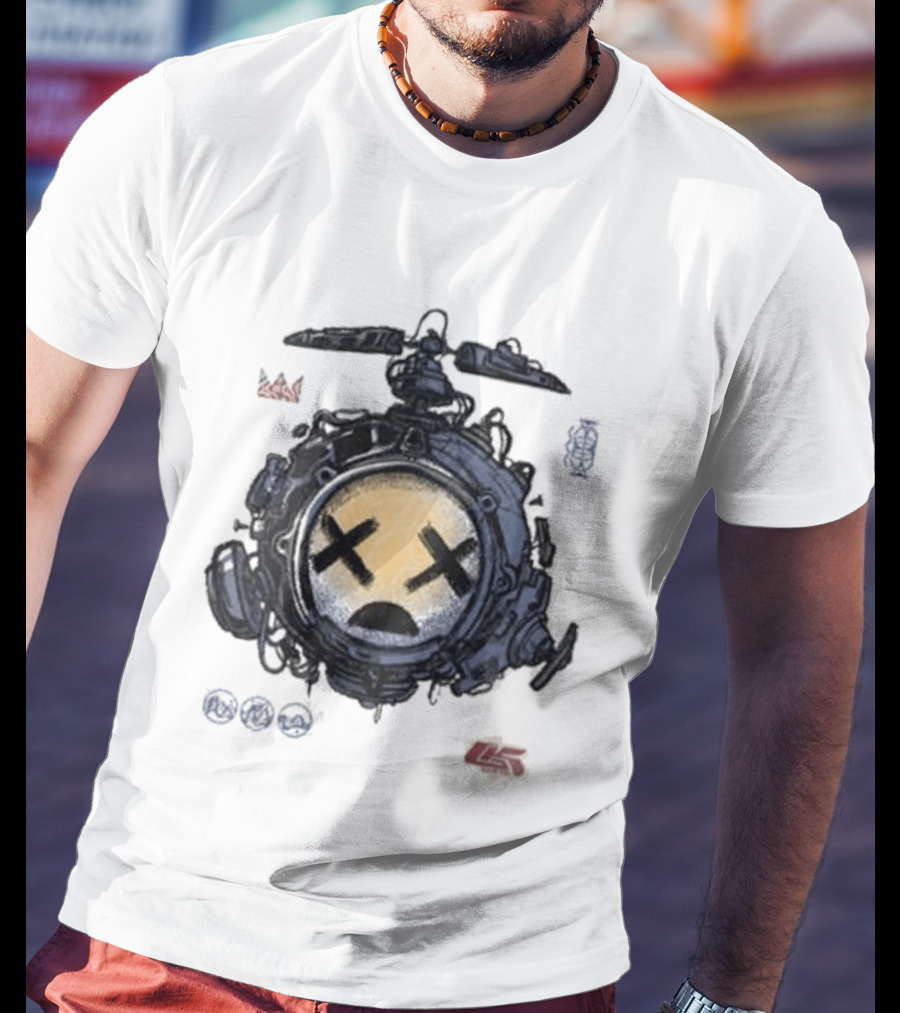 Good Kid Drone X Eyes Sad Face Tech Sphere T-Shirt