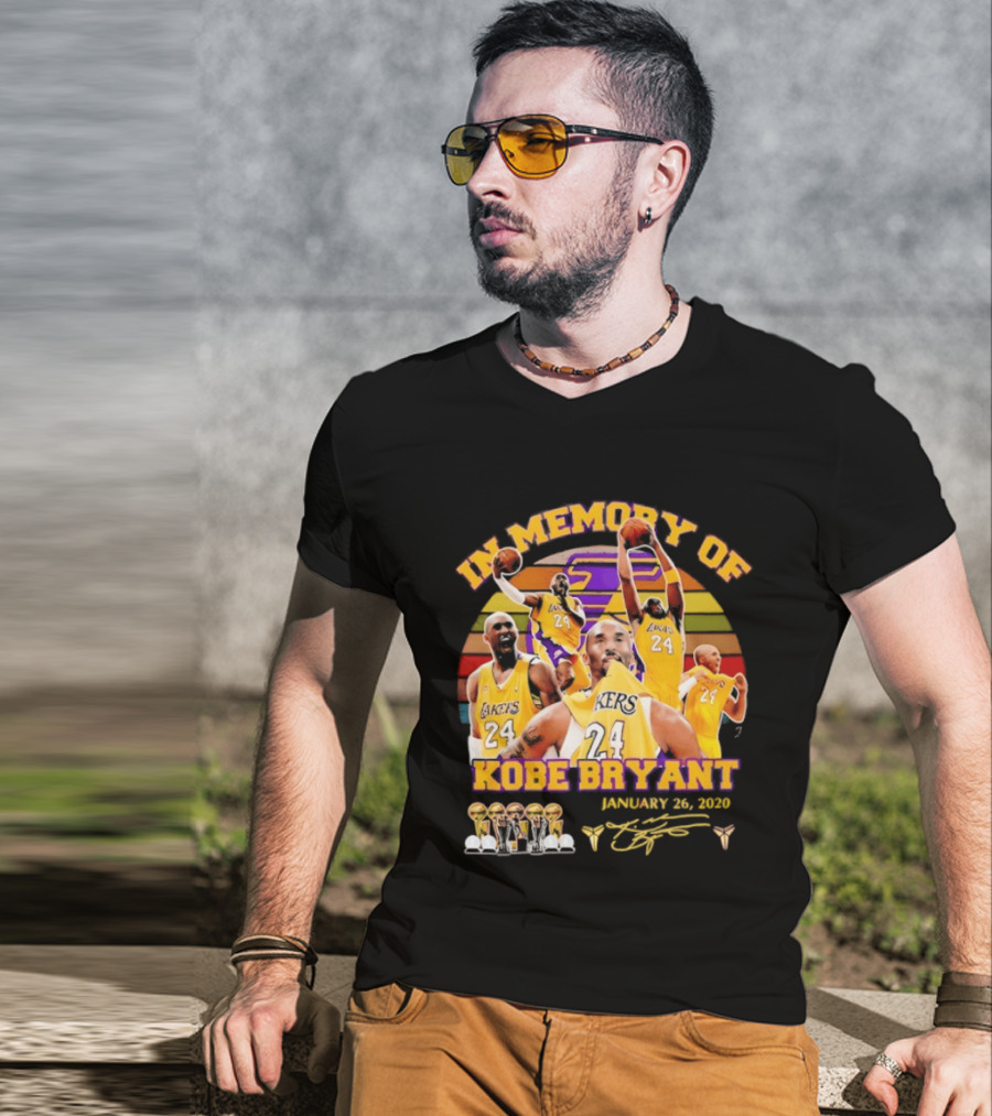 Kobe Bryant Los Angeles Lakers January 26 2020 Memorabilia T-Shirt