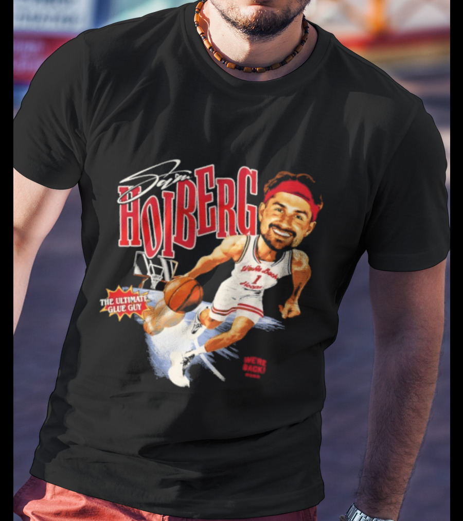 Sam Hoiberg Basketball Caricature The Ultimate Glue Guy T-Shirt