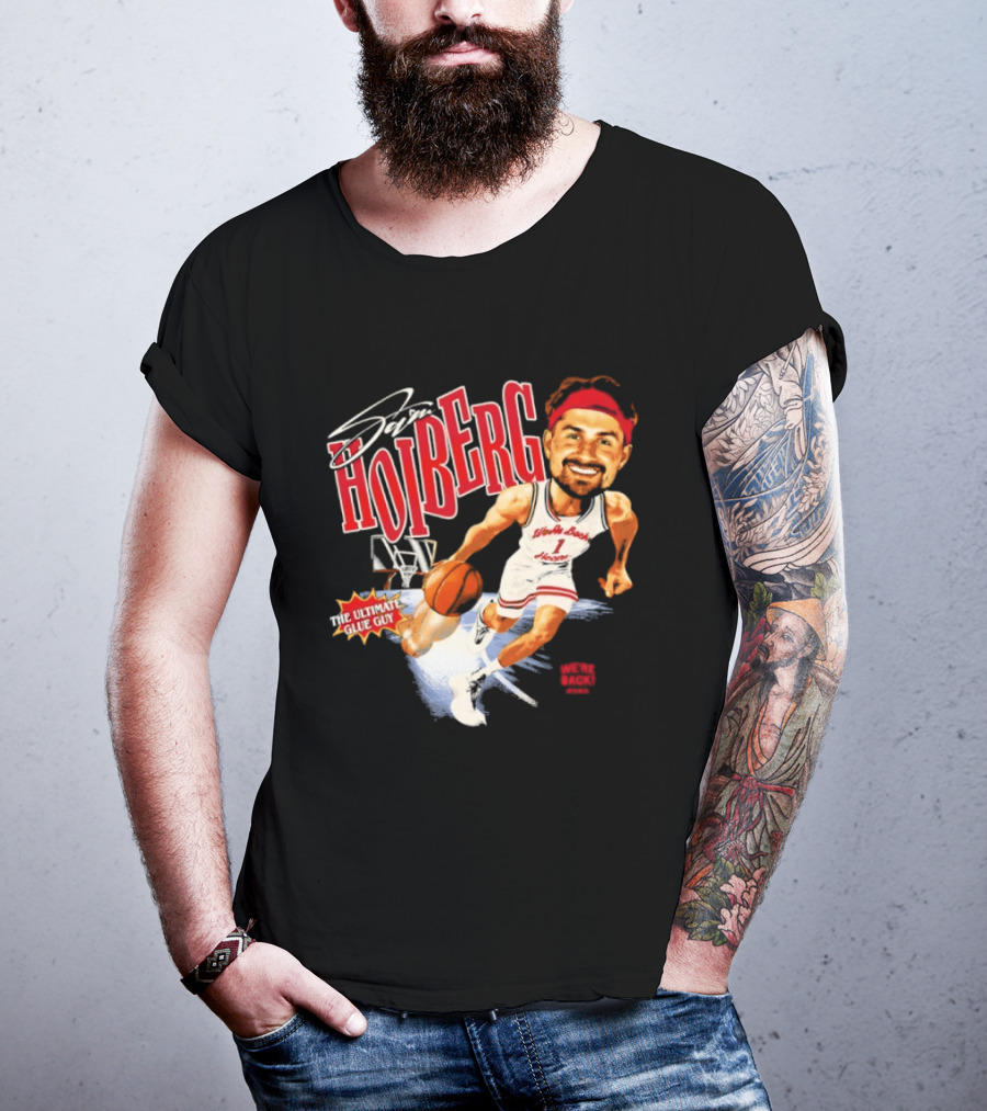 Sam Hoiberg Basketball Caricature The Ultimate Glue Guy T-Shirt