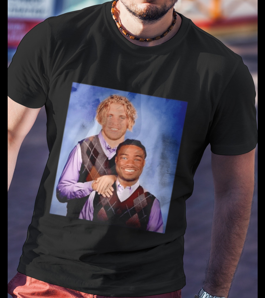 Cooper Kupp Jalen Milroe Step Brothers Comedy Parody Sweater Vest Collage T-Shirt