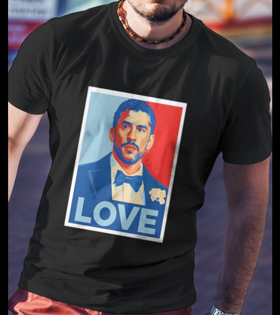 Bad Bunny LOVE Puerto Rico Super Benito T-Shirt