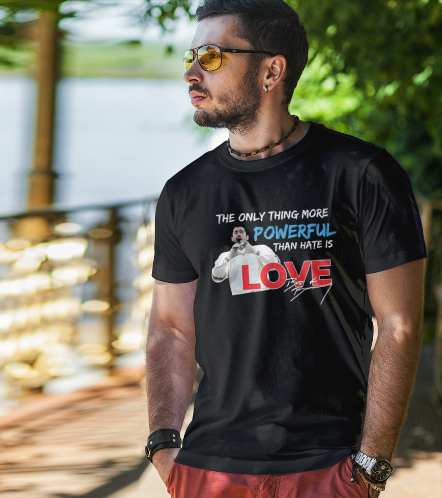 The Only Thing More Powerful Than Hate Is Love Bad Bunny T-Shirt