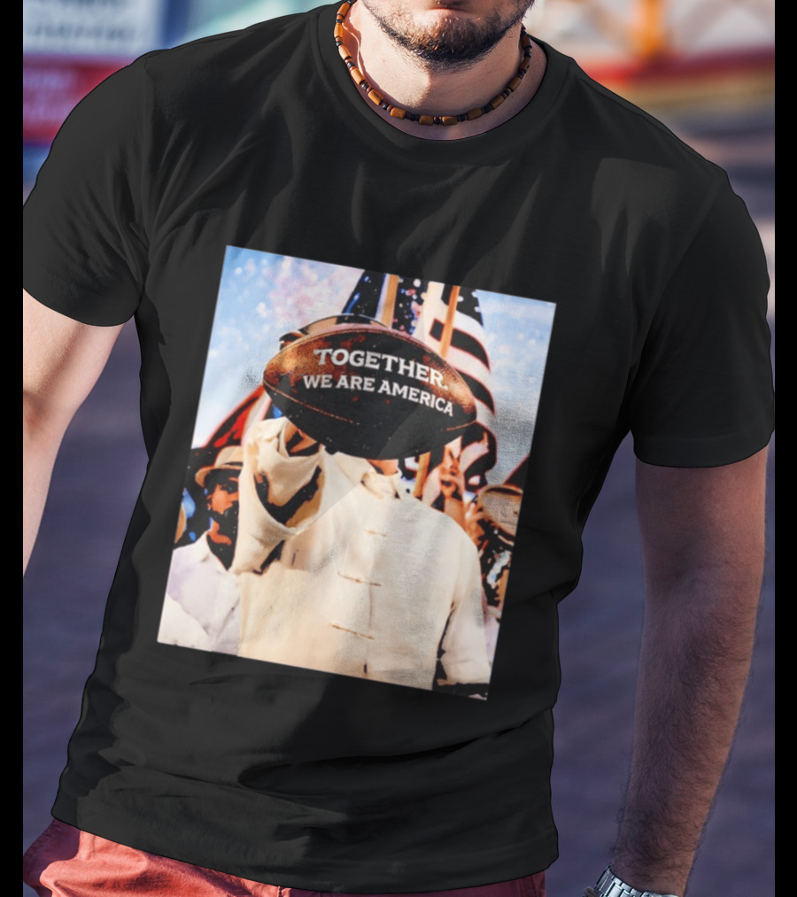 Together We Are America Bad Bunny Football T-Shirt