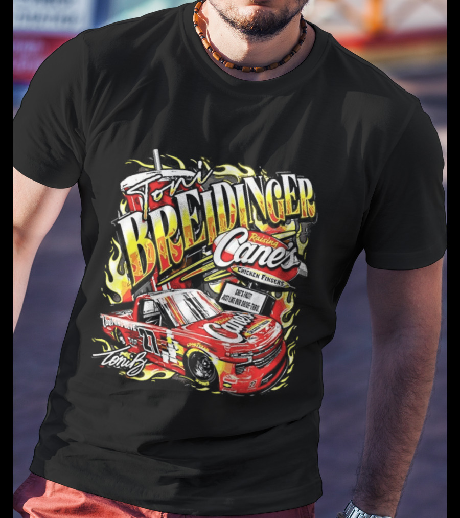 Raising Cane's Breidinger NASCAR Craftsman Truck Series Daytona 2026 T-Shirt