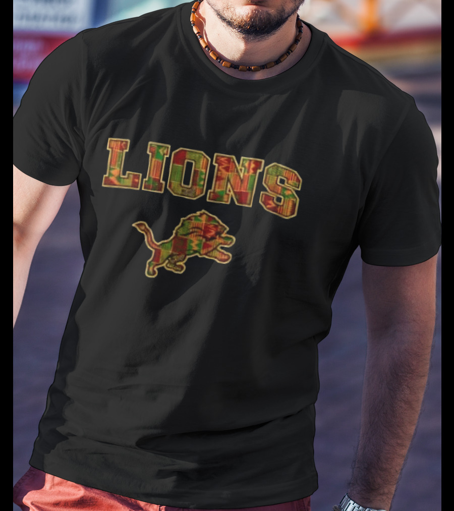 Detroit Lions Century Of Strength 100th Pride Of History T-Shirt