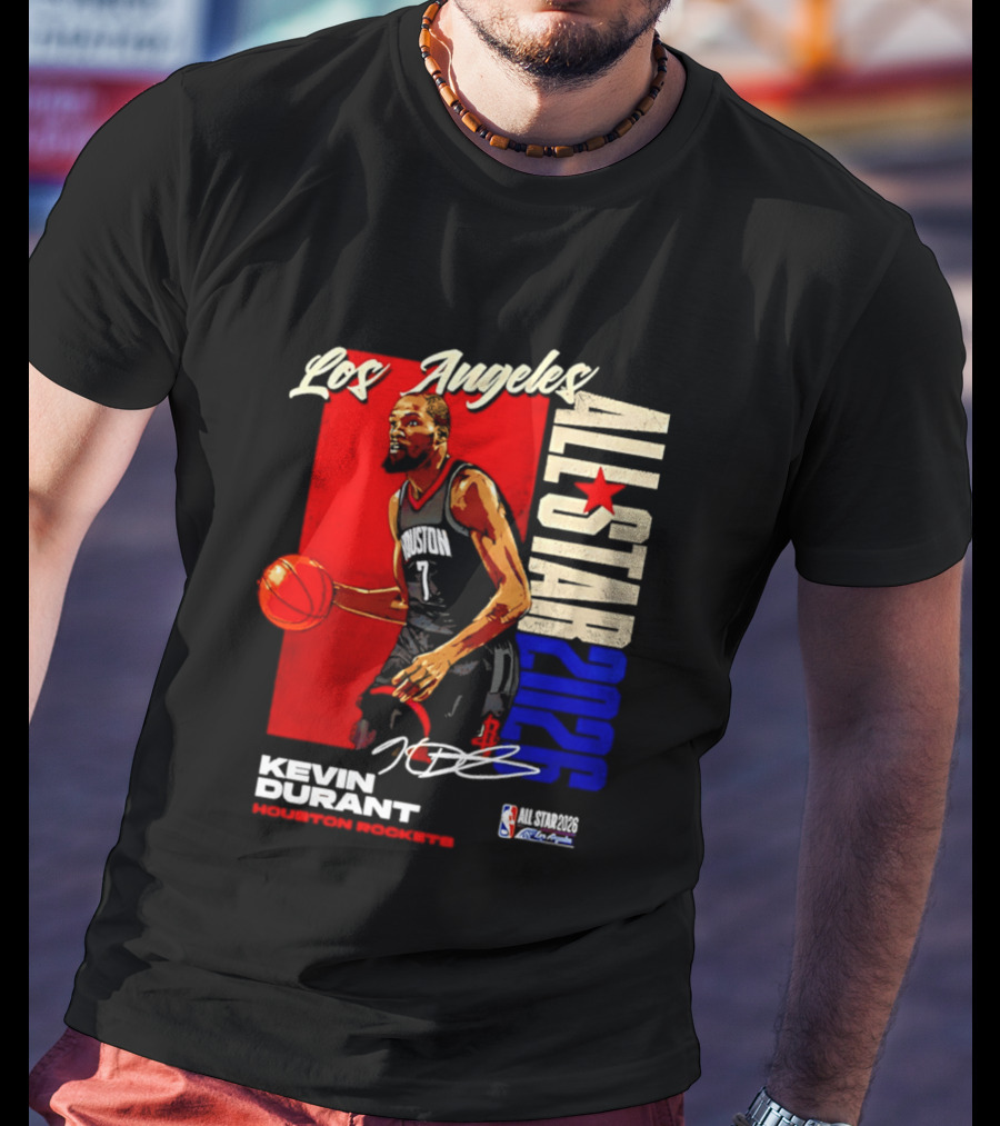 Los Angeles All Star 2026 Kevin Durant Houston Rockets T-Shirt