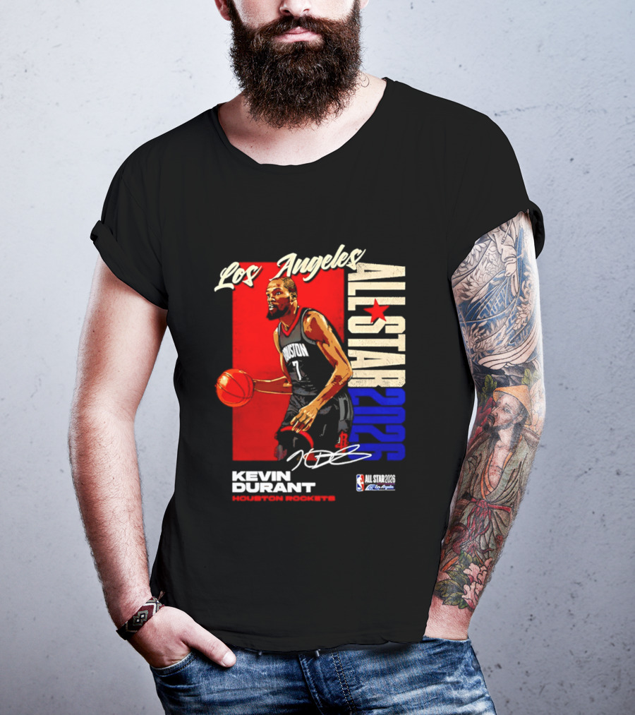 Los Angeles All Star 2026 Kevin Durant Houston Rockets T-Shirt