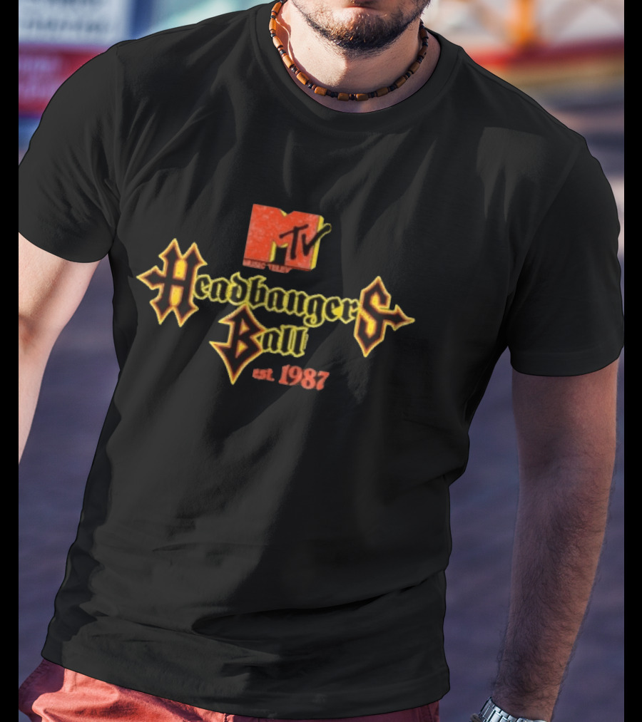 MTV Headbangers Ball Music Television Est 1987 T-Shirt