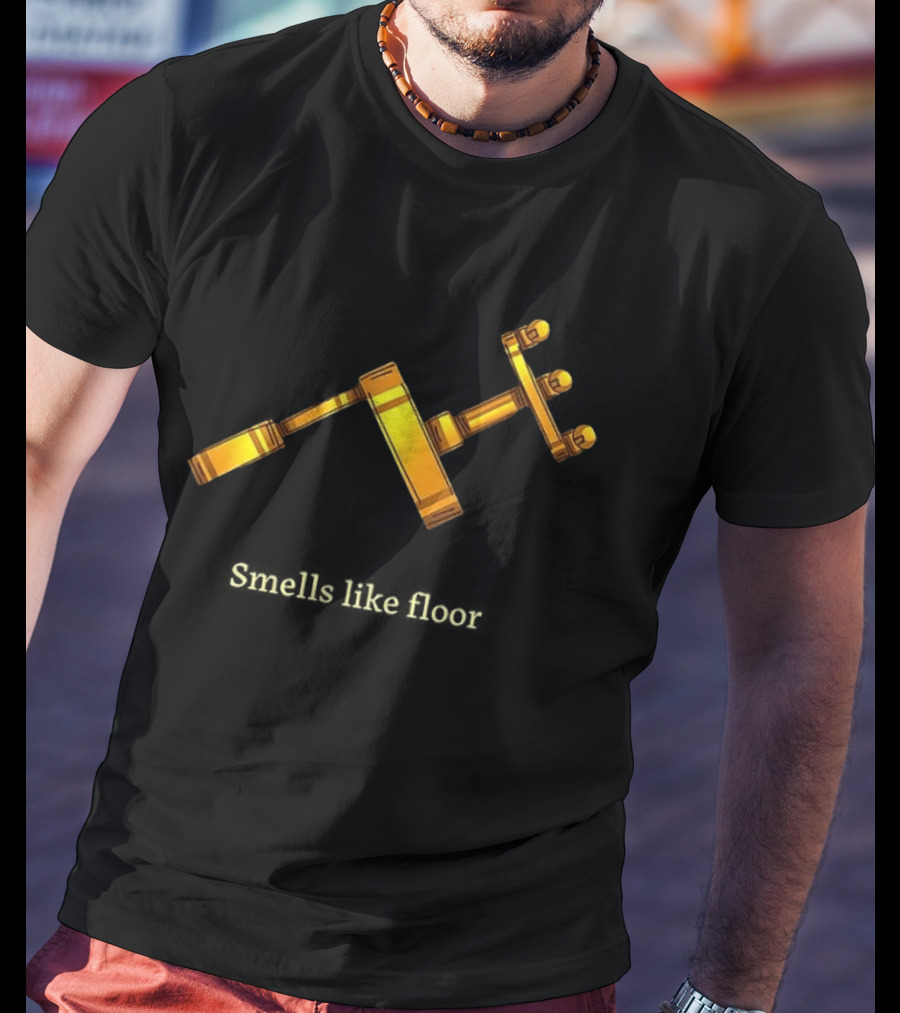 Smells Like Floor Golden Cross T-Shirt