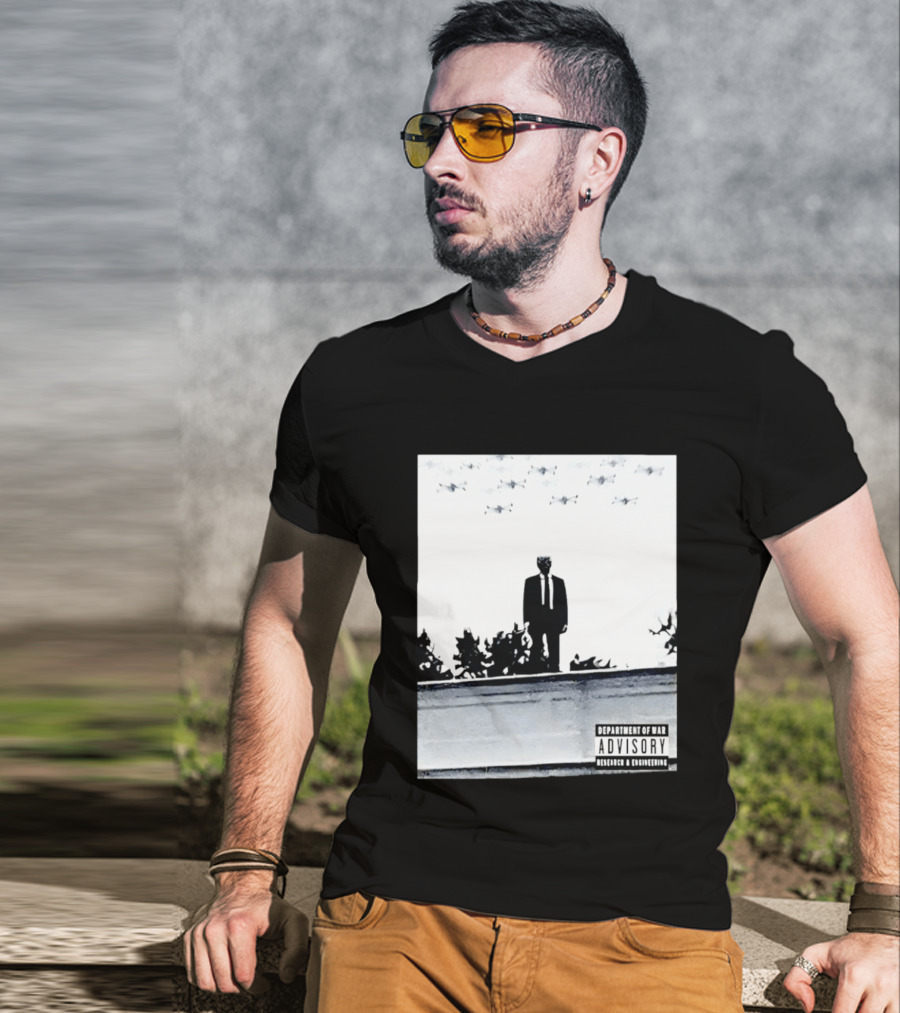 Trump Drone 2026 Department Of War Advisory Research And Development T-Shirt