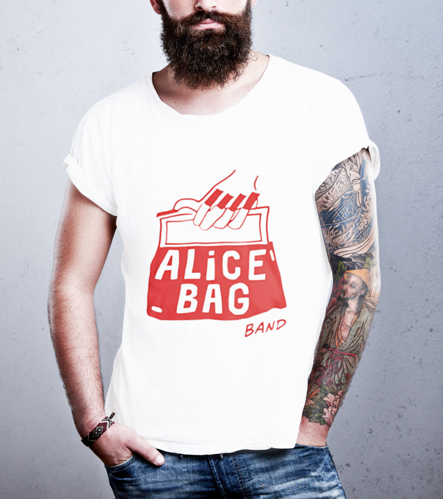 Alice Bag Band Iconic Red Hand Sardine Concept 2026 T-Shirt