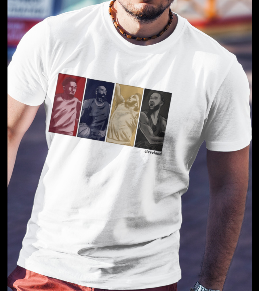 Cleveland Browns Youth Core Four Basketball Players Cleveland T-Shirt
