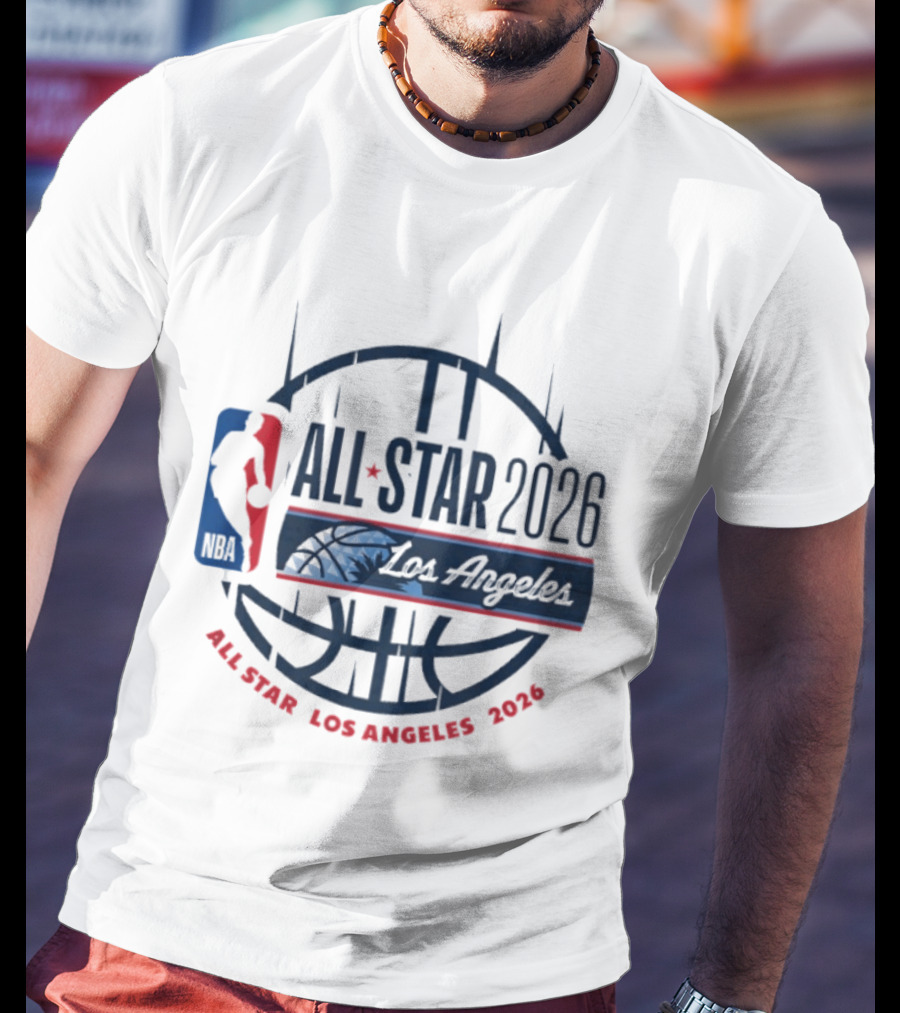 NBA All Star 2026 Los Angeles Basketball Event T-Shirt
