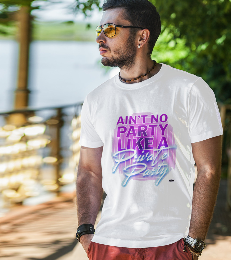 Ain't No Party Like A Private Party Retro Vibe T-Shirt