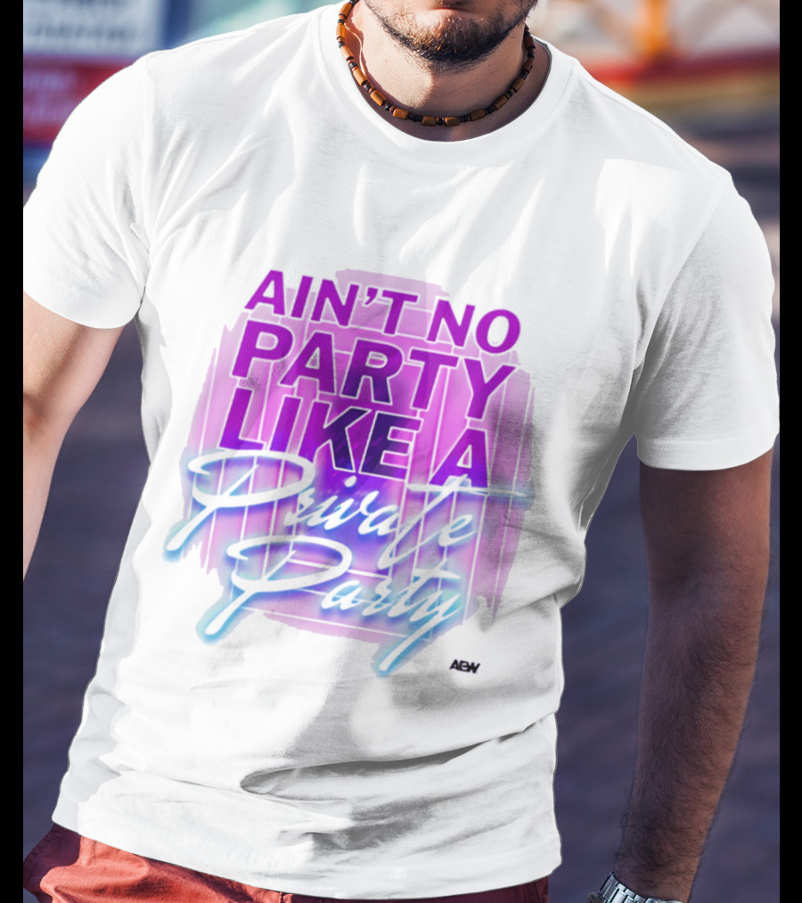 Ain't No Party Like A Private Party Retro Vibe T-Shirt