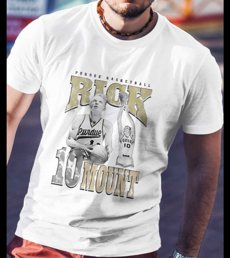 Purdue Basketball Rick Mount 10 T-Shirt