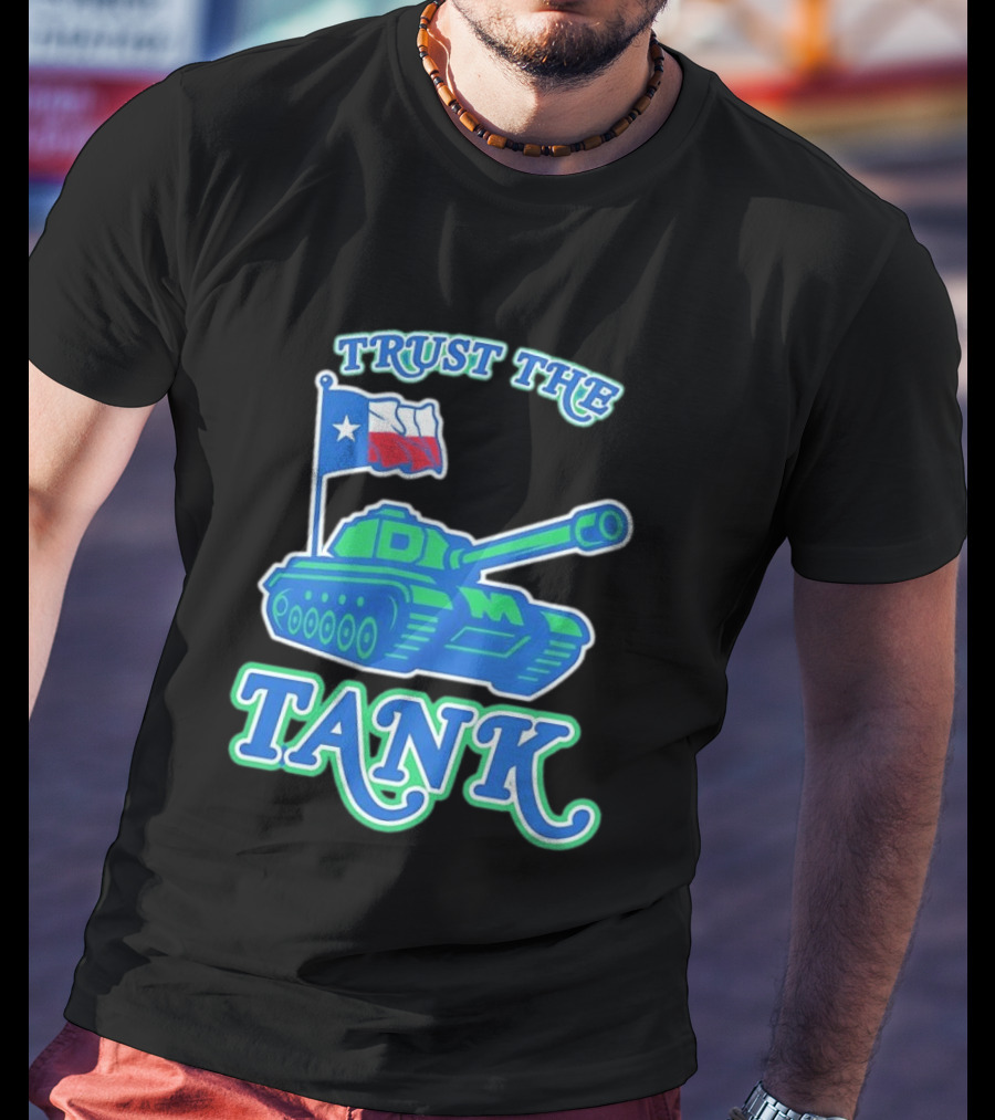 Trust The Tank Dallas Mavericks Texas Flag Tank T-Shirt