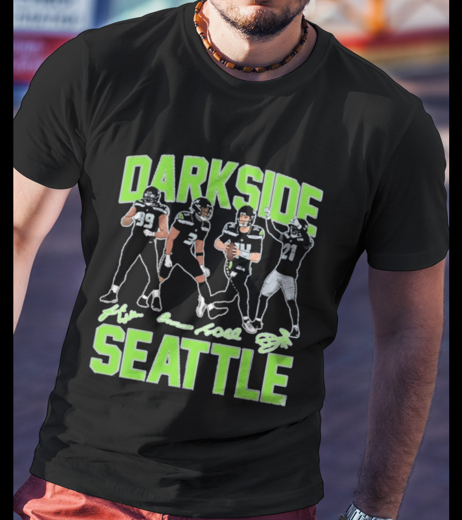 Dark Side Seattle Williams Emmanwori Jones Witherspoon Football Team T-Shirt