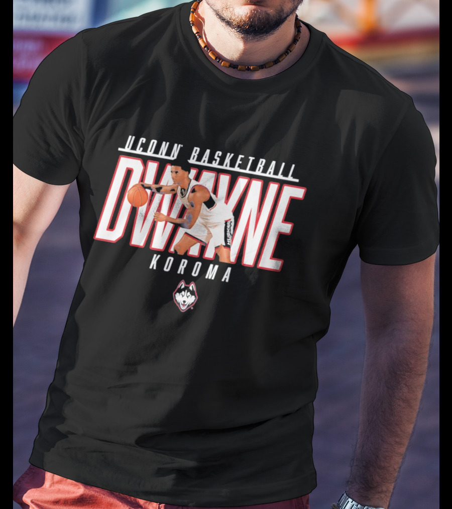 UConn Basketball Dwayne Koroma Huskies T-Shirt