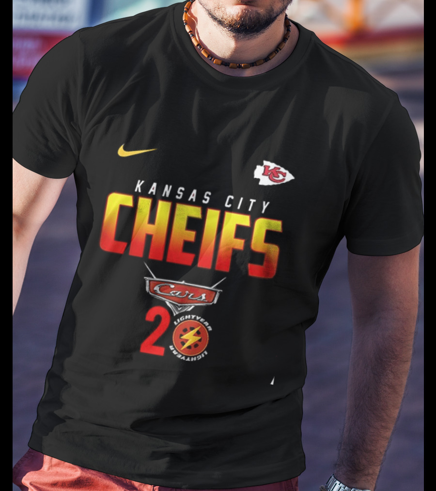 Kansas City Chiefs Cars 20th Anniversary Nike T-Shirt