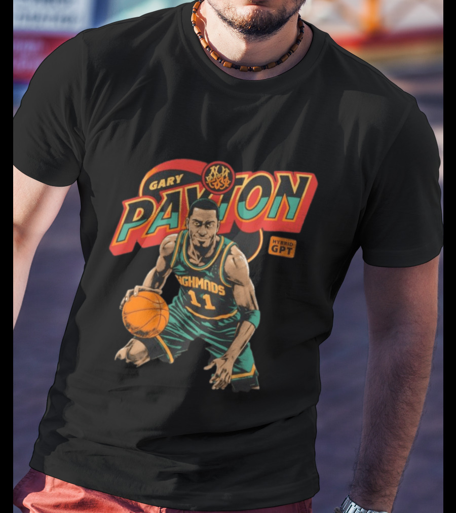 Gary Payton Richmonds 11 Hybrid GPT Basketball T-Shirt