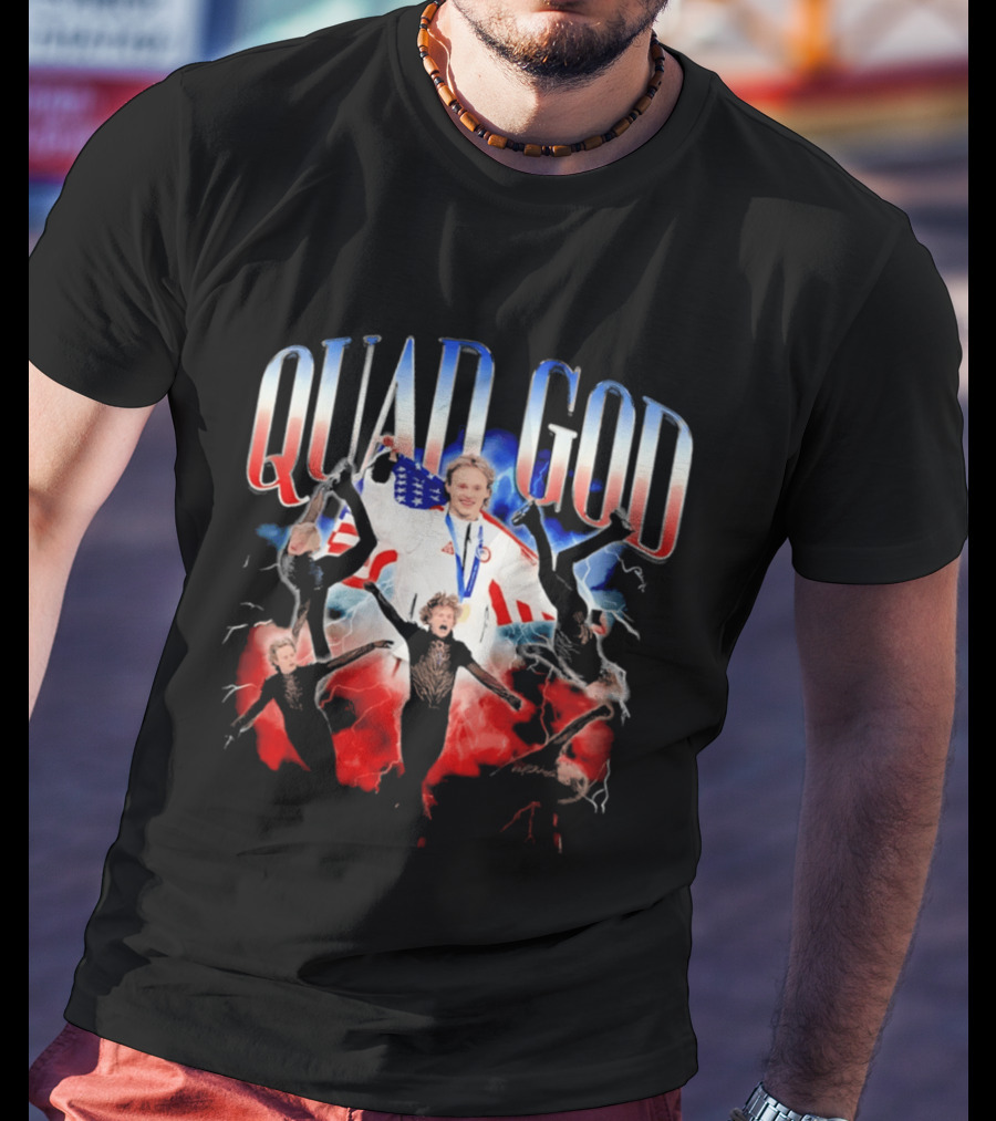 Quad God Miracle On Ice Olympic Champion T-Shirt