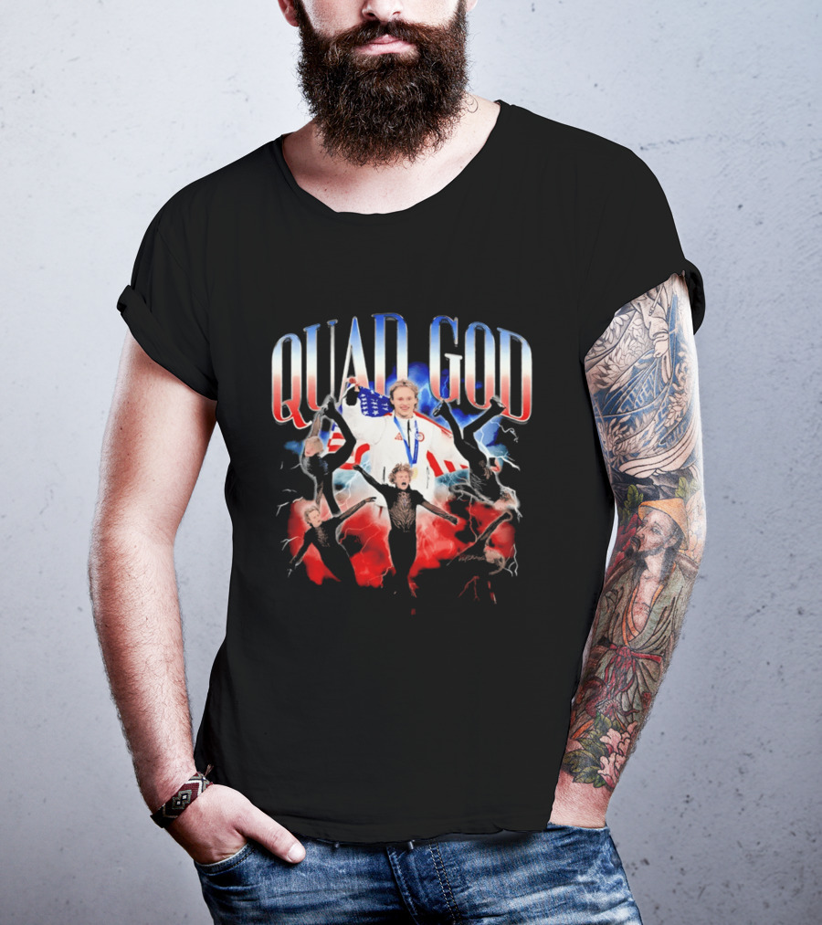 Quad God Miracle On Ice Olympic Champion T-Shirt