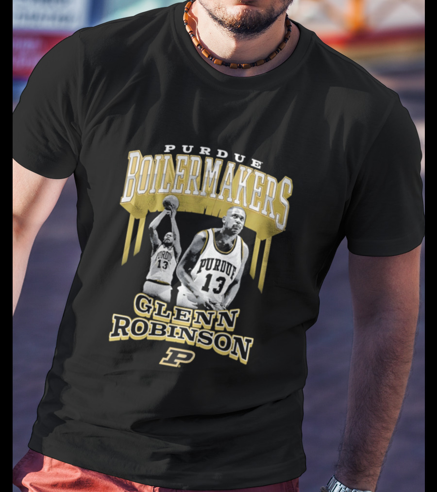 Glenn Robinson Purdue Boilermakers Basketball Legend T-Shirt