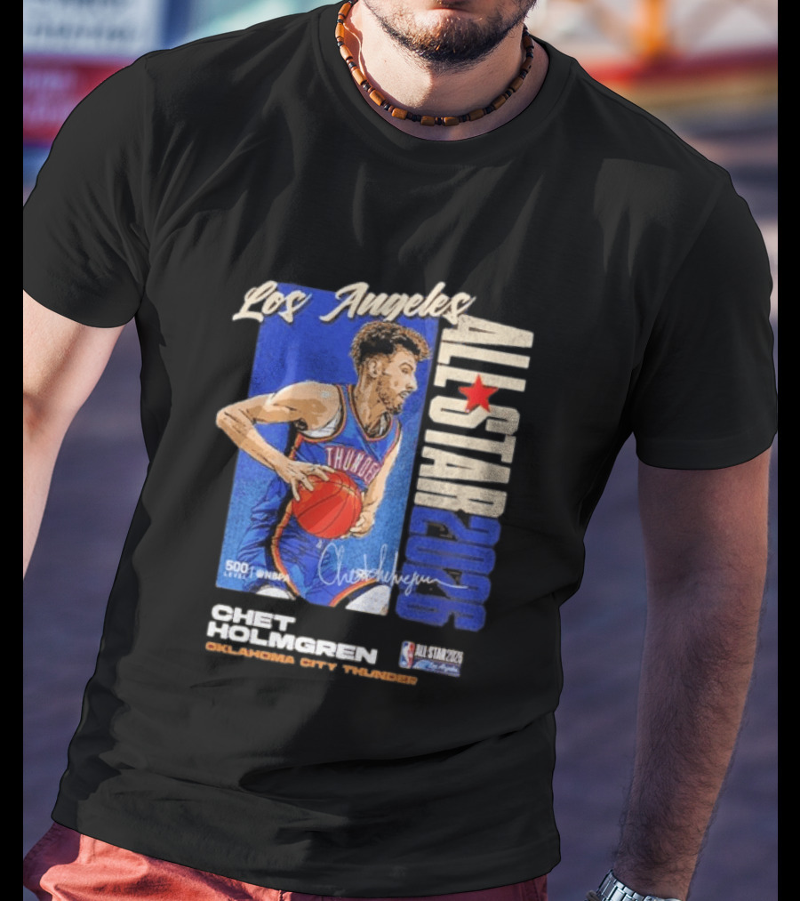 Los Angeles 2026 Chet Holmgren Oklahoma City Thunder NBA All Star T-Shirt