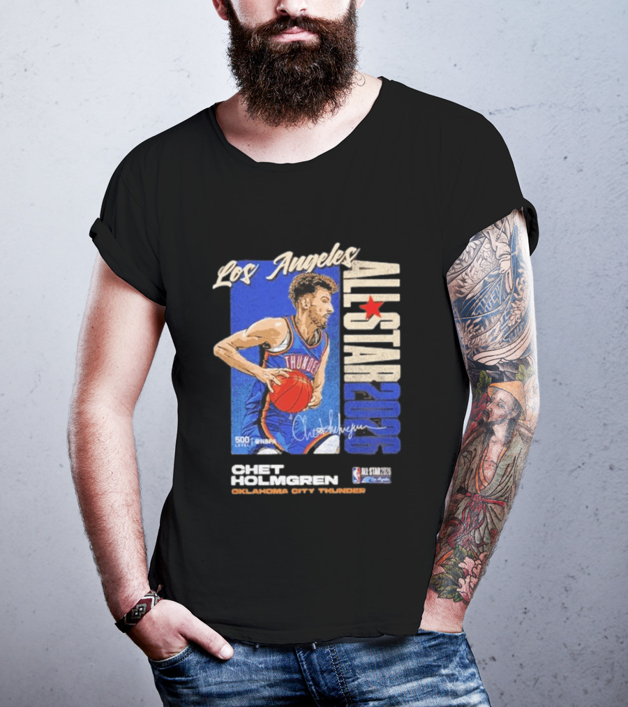 Los Angeles 2026 Chet Holmgren Oklahoma City Thunder NBA All Star T-Shirt