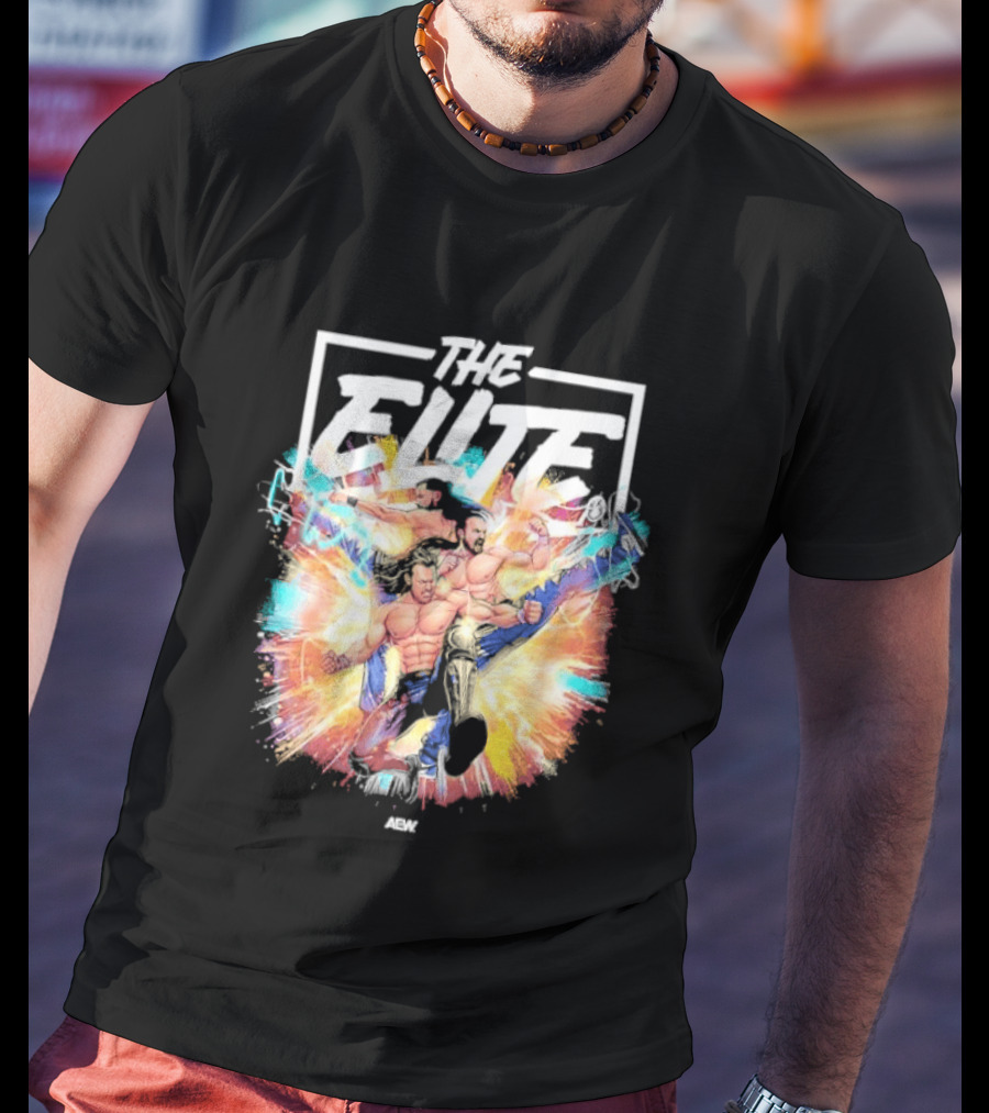 The Elite AEW Dynamic Explosion With Action Heroes T-Shirt